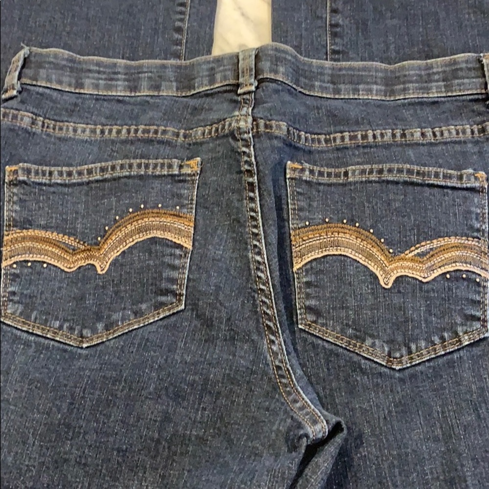 Lee Comfort Stretch Waist Straight Leg Jeans Sz 12 - Picture 4 of 5